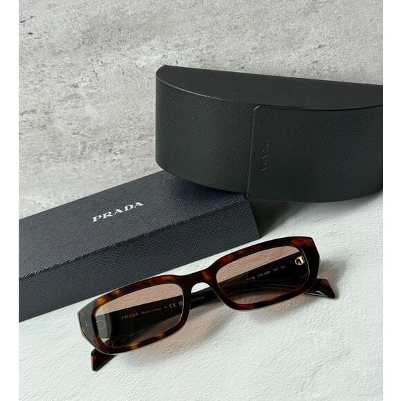 NEW Prada PR B06S Sunglasses in Root Havana Brown $548